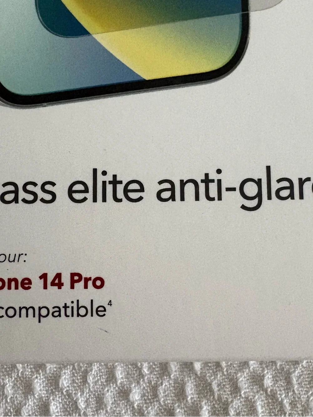 NEW ZAGG GLASS ELITE ANTI-GLARE for iPhone 14 Pro 5G COMPATIBLE -SEALED